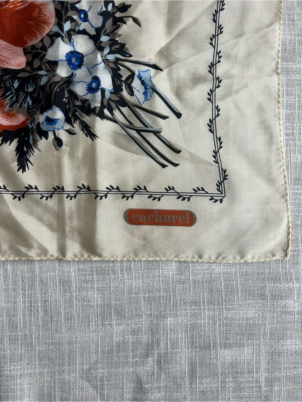 Vtg Silk Bandana